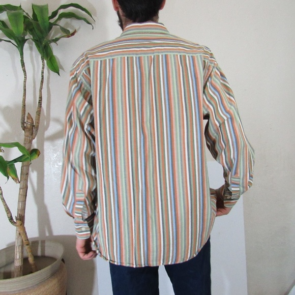 vertical Striped Button Down - Picture 2 of 2